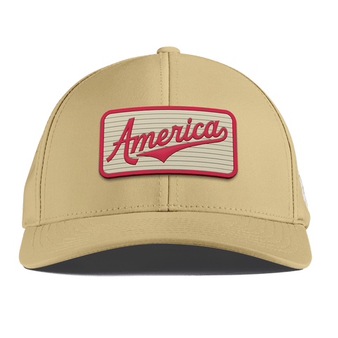 America Badge Curved Performance Desert
