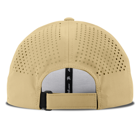 Dad Life Script Curved Performance Back Desert