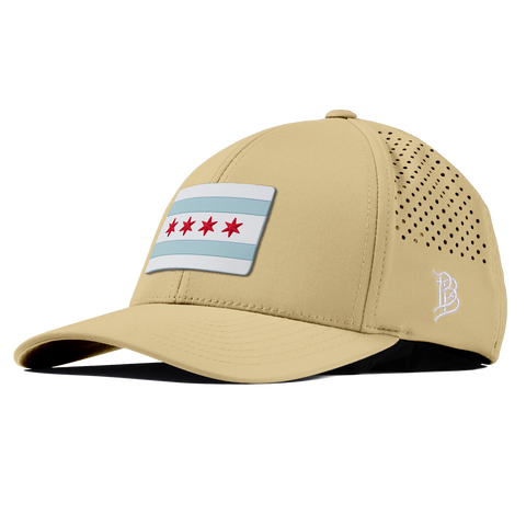 Chicago Flag Curved Performance Desert