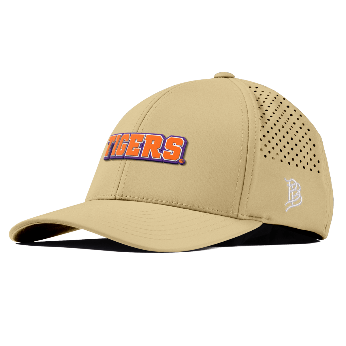 Clemson University "Clemson Tigers Block" Curved Performance Desert