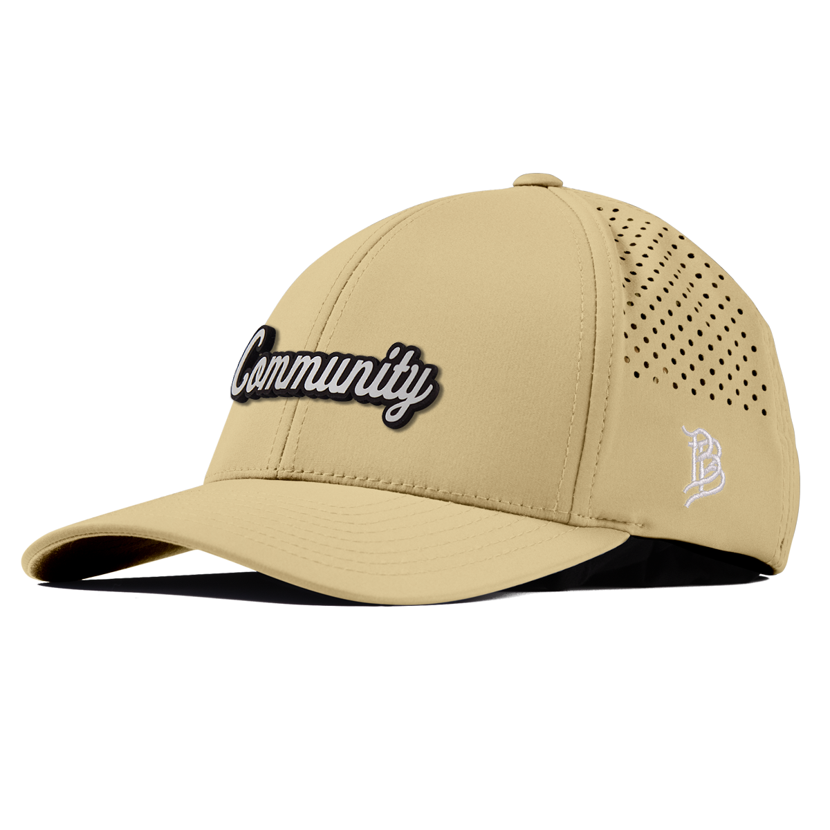 Community Script White Curved Performance Desert