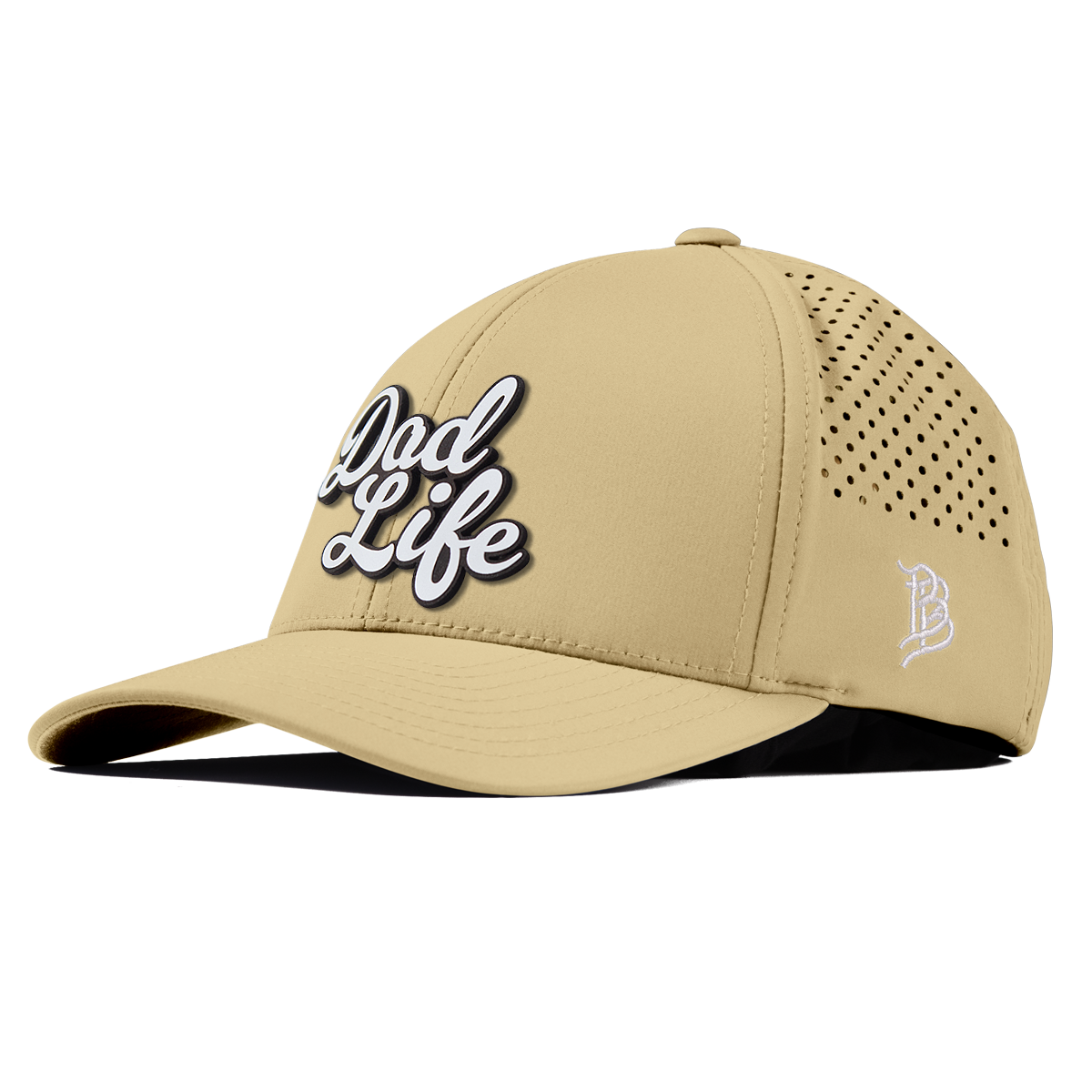 Dad Life Script Curved Performance Desert