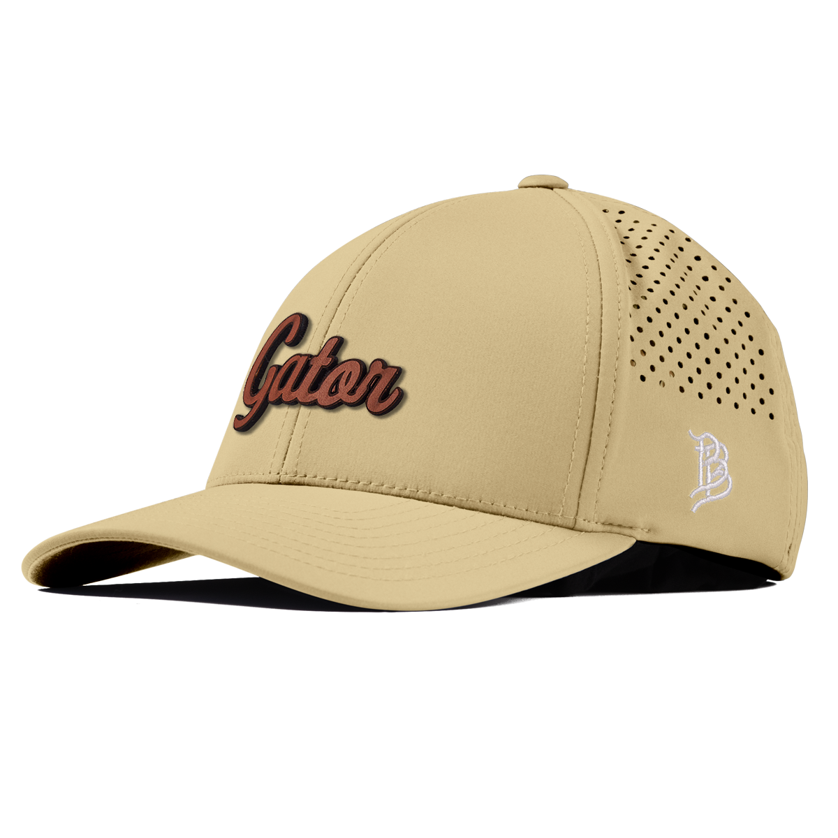 Gator Script Tan Curved Performance Desert