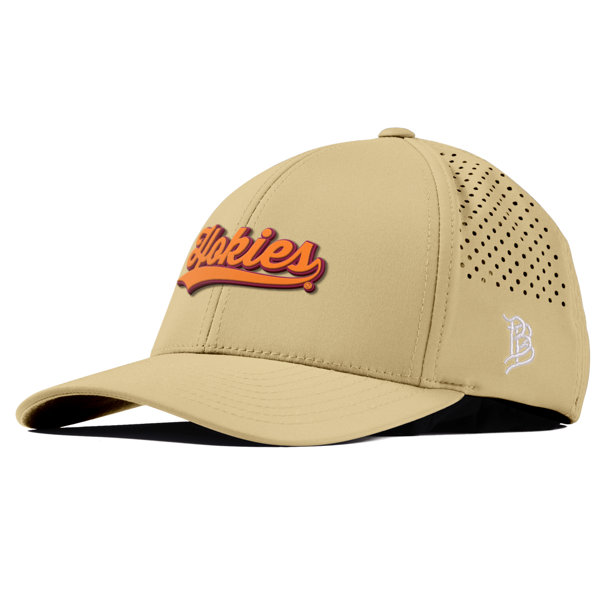 Virginia Tech University "Hokies Script" Curved Performance Desert