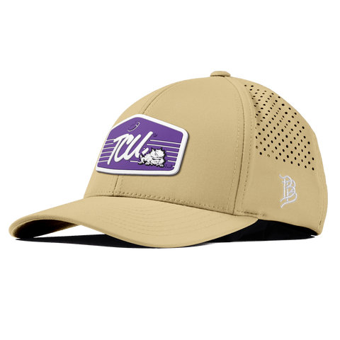Texas Christian University "Horned Frogs Football" Curved Performance Desert