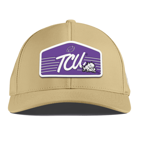 Texas Christian University "Horned Frogs Football" Curved Performance Desert