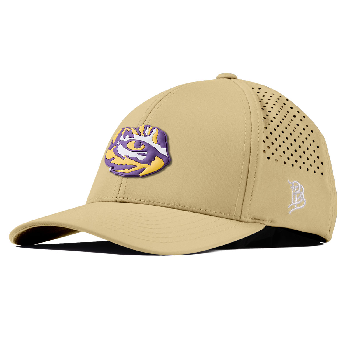 Louisiana State University "LSU Tiger Team Logo" Curved Performance Desert