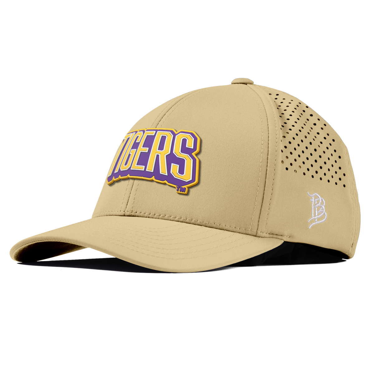 Louisiana State University "LSU Tigers Block" Curved Performance Desert