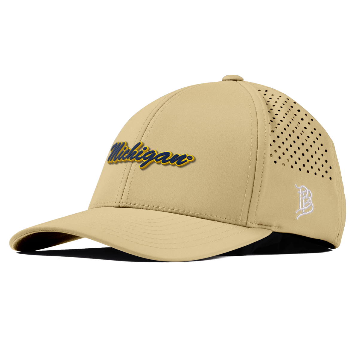 University of Michigan "Michigan Script" Curved Performance Desert