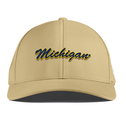 University of Michigan "Michigan Script" Curved Performance Desert