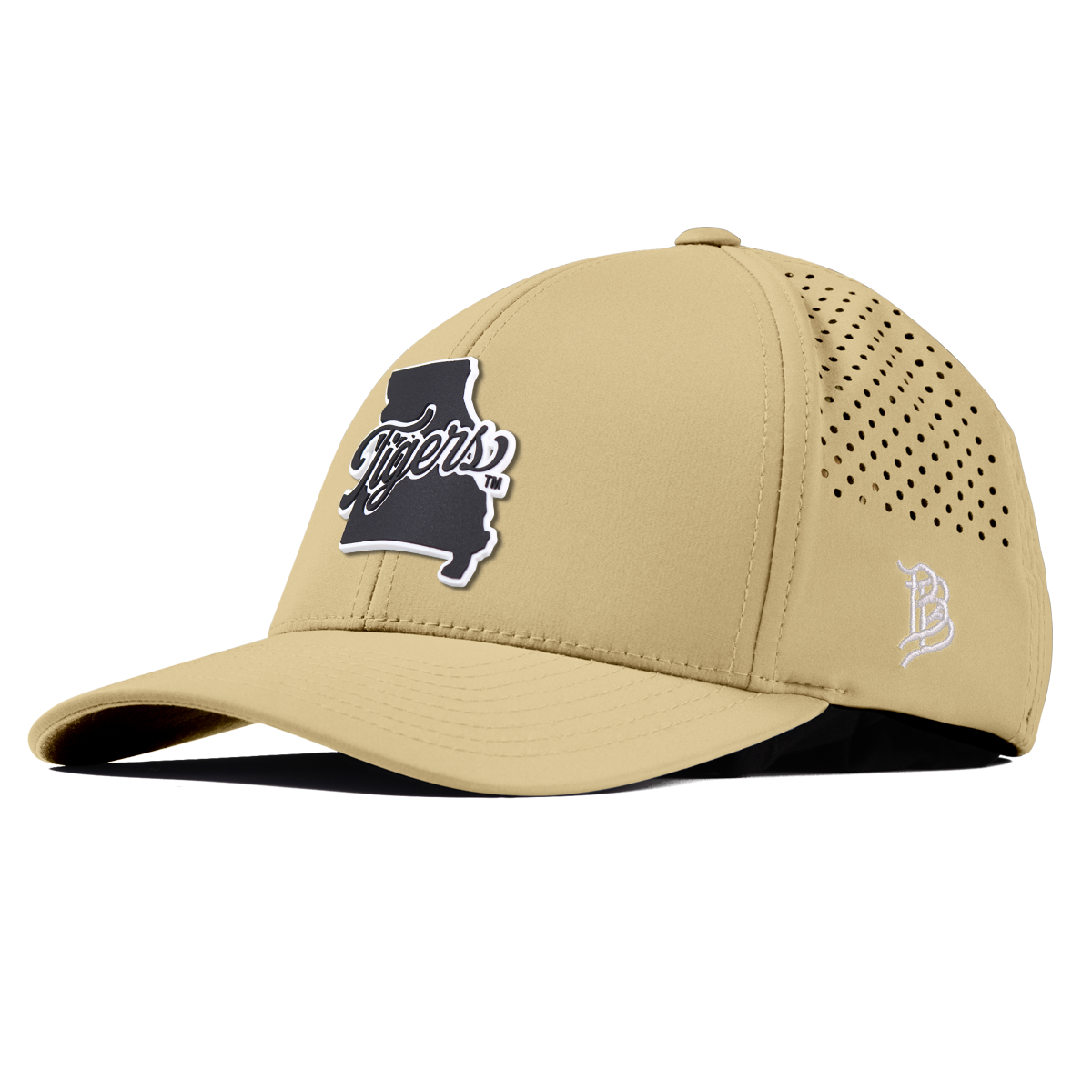 University of Missouri "Missouri Tigers State Script" Curved Performance Desert