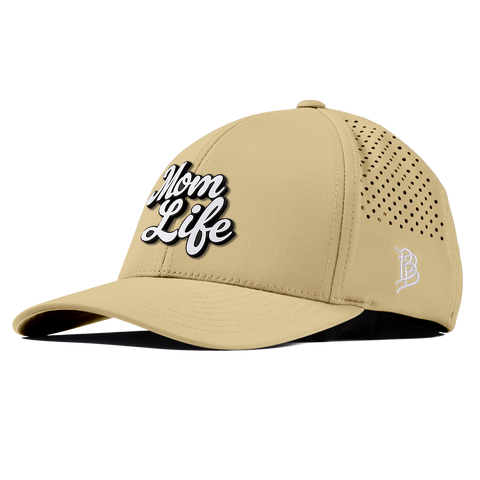 Mom Life Script Curved Performance Desert