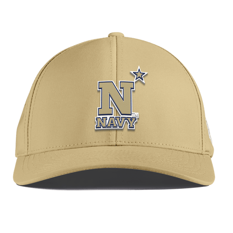 United States Naval Academy "Naval Academy Team Logo Gold" Curved Performance Desert