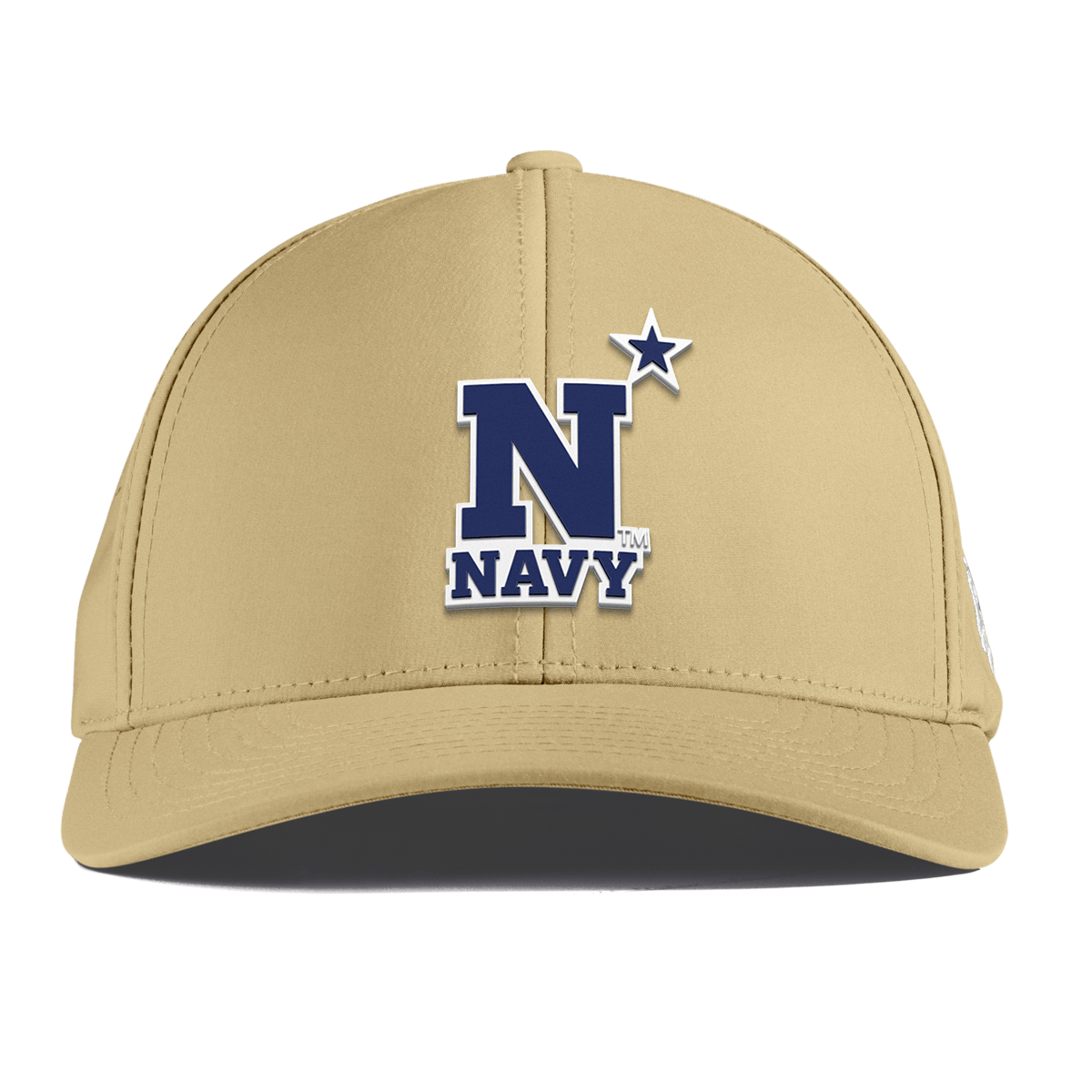 United States Naval Academy "Naval Academy Team Logo Navy" Curved Performance Desert