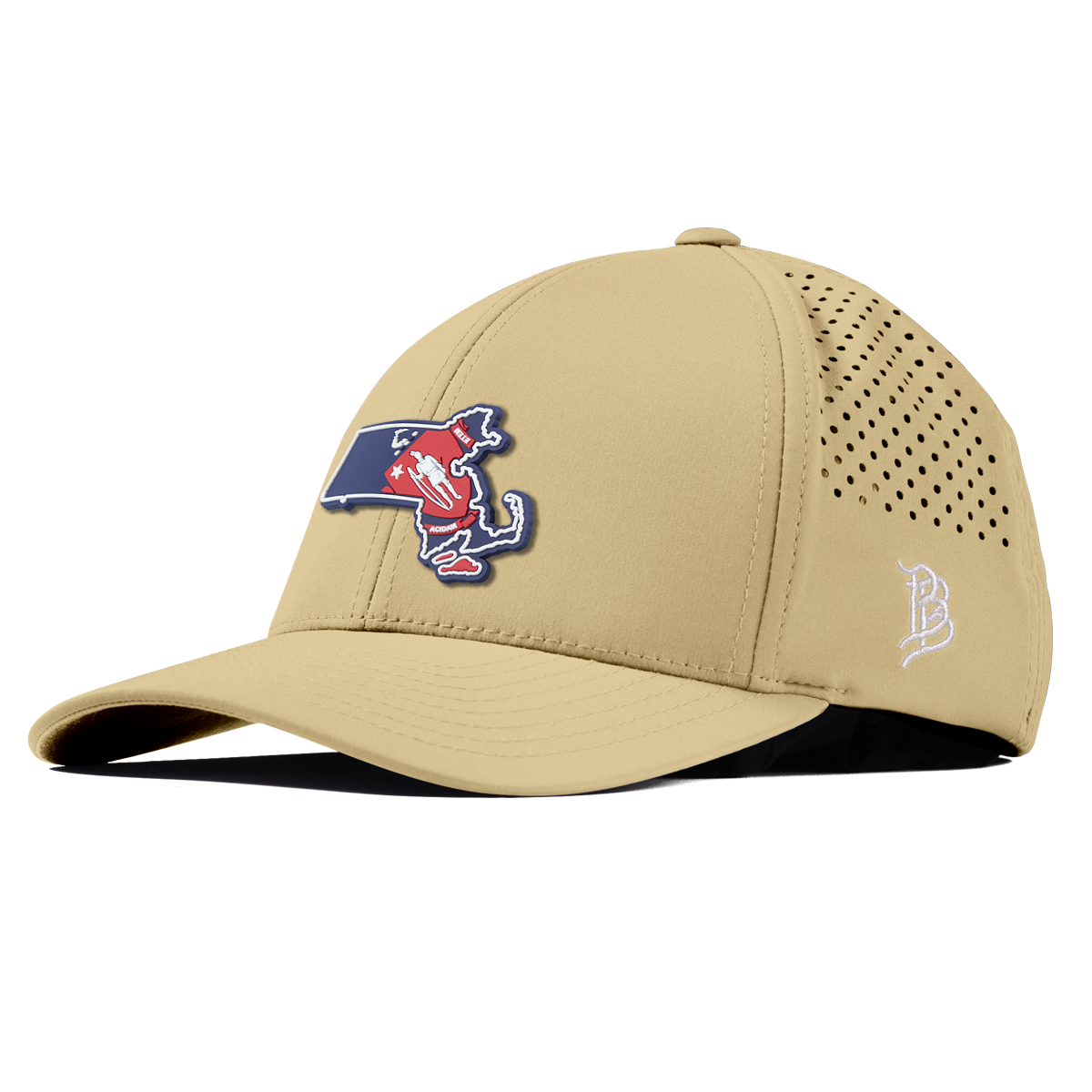 Massachusetts Patriot Series Curved Performance Desert