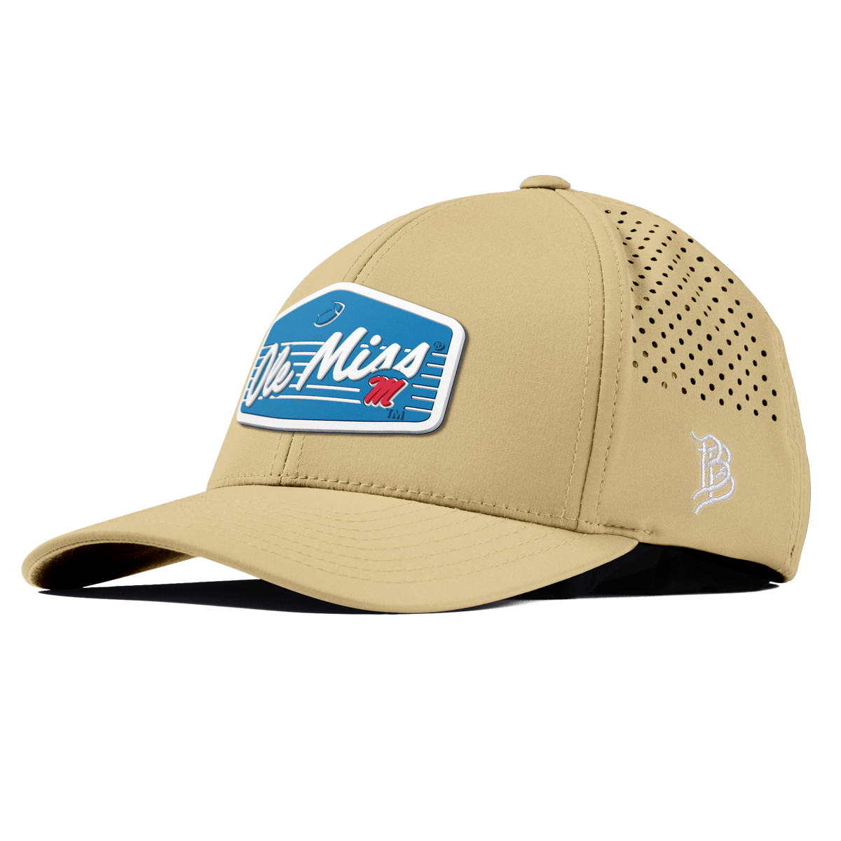 University of Mississippi "Rebel Football" Curved Performance Desert