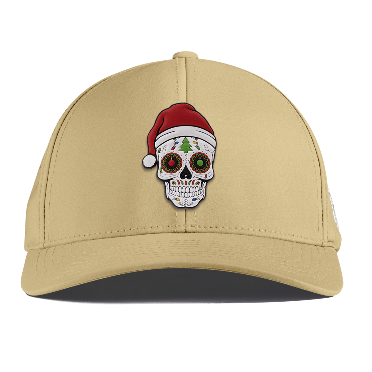 Santa Skull PVC Curved Performance Desert