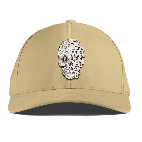 Sleep When You're Dead Skull Curved Performance Desert