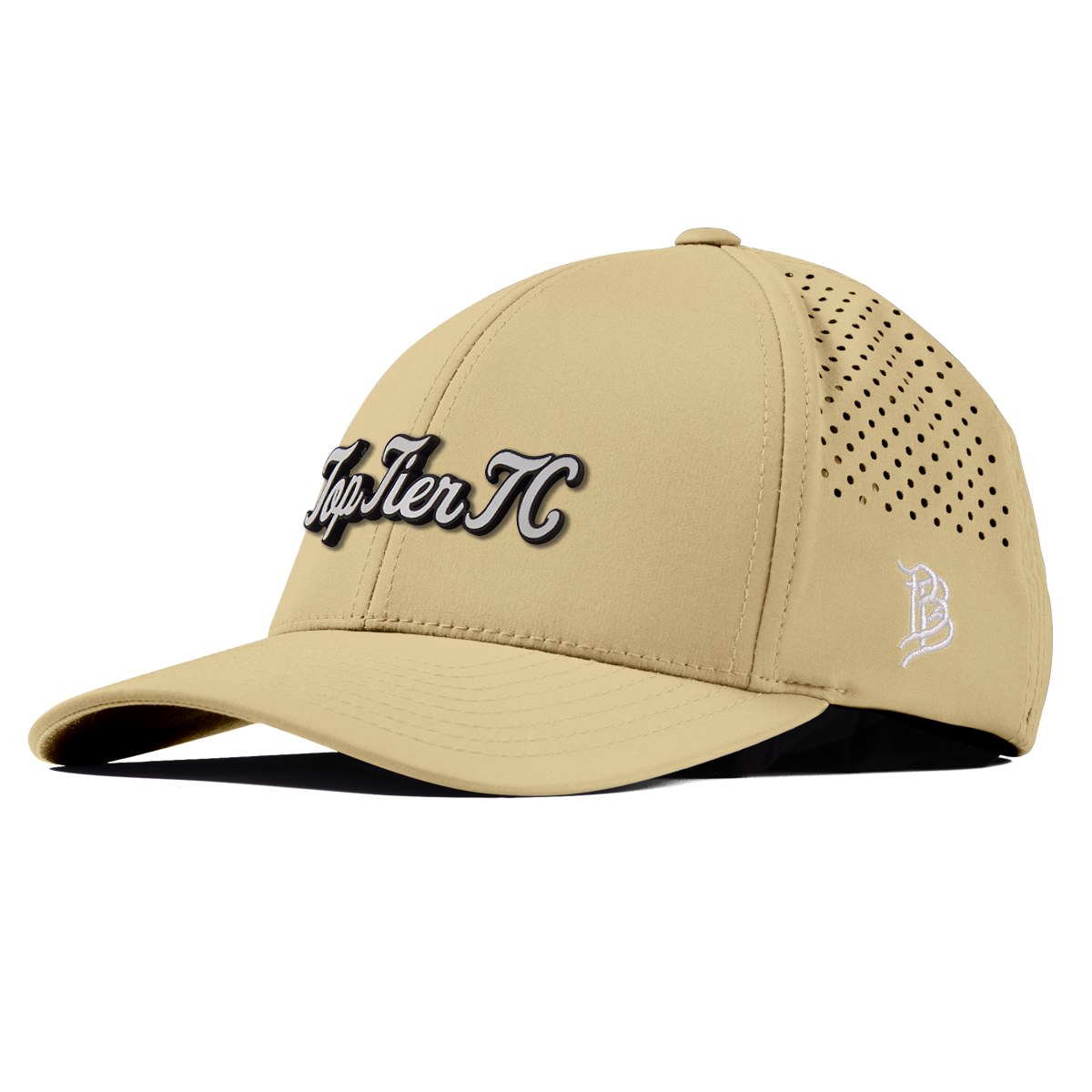 Top Tier Script White Curved Performance Desert