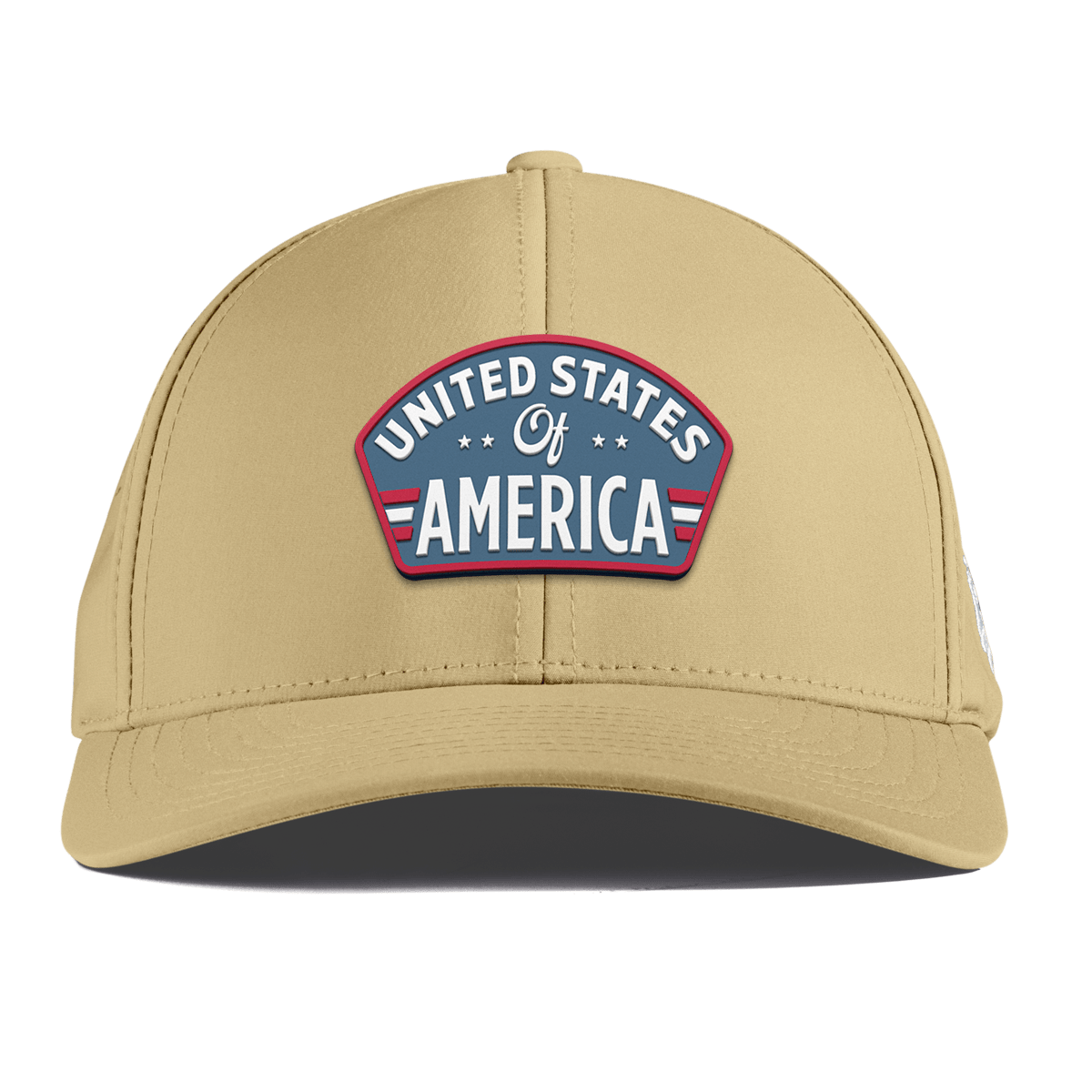 United States of America Badge Curved Performance Desert