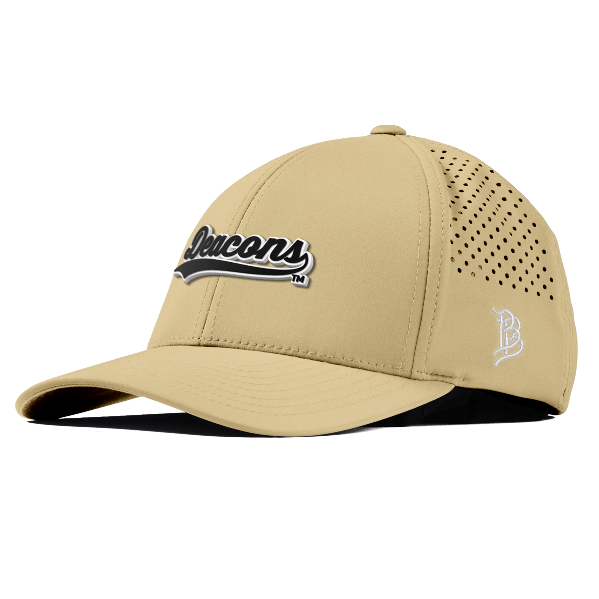 Wake Forest University "Vintage Deacons Script" Curved Performance Desert