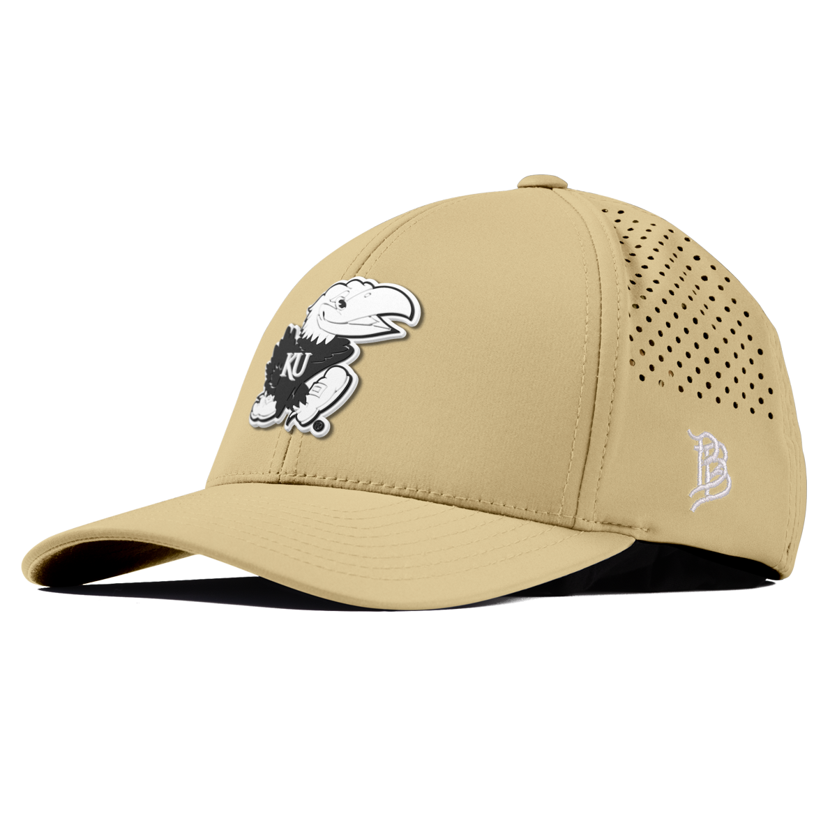 University of Kansas "Vintage Jayhawk" Curved Performance Desert