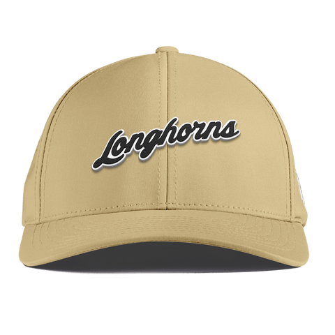 University of Texas "Vintage Texas Longhorn Script" Curved Performance Desert