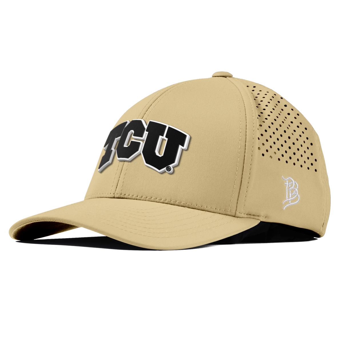 Texas Christian University "Vintage TCU Block" Curved Performance Desert
