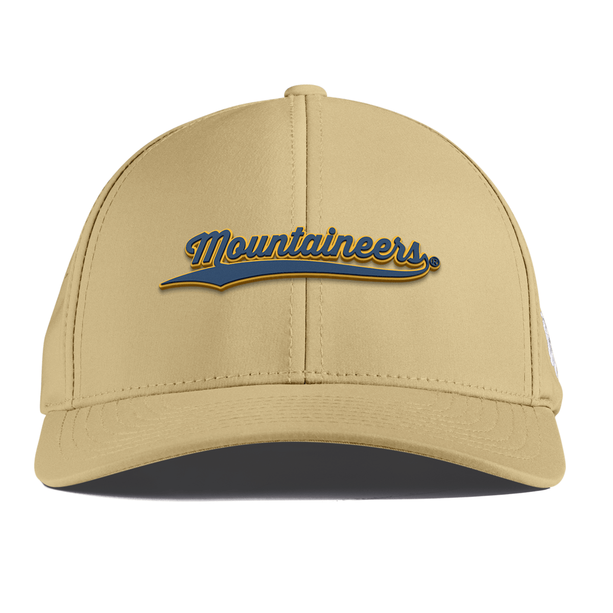 West Virginia University "West Virginia Mountaineers Script" Curved Performance Desert