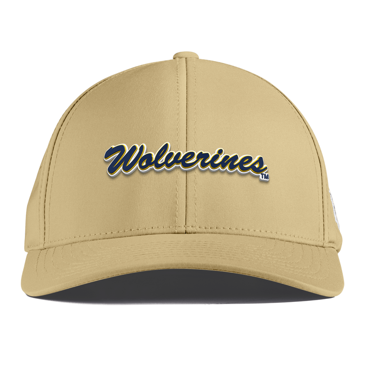 University of Michigan "Wolverines Script" Curved Performance Desert