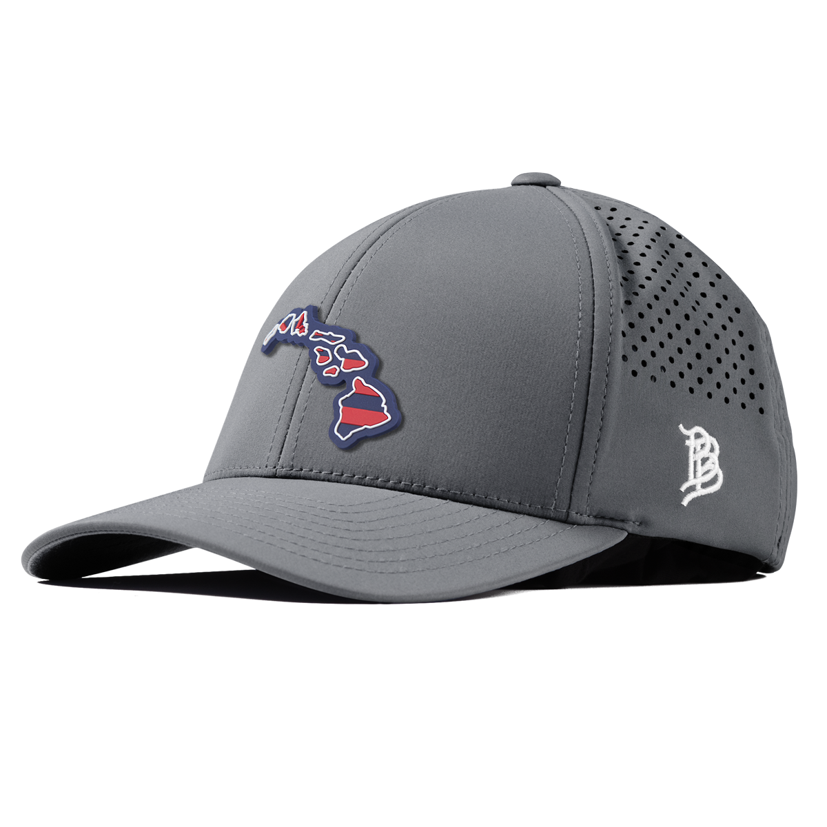 Hawaii Patriot Series Curved Performance Gray 