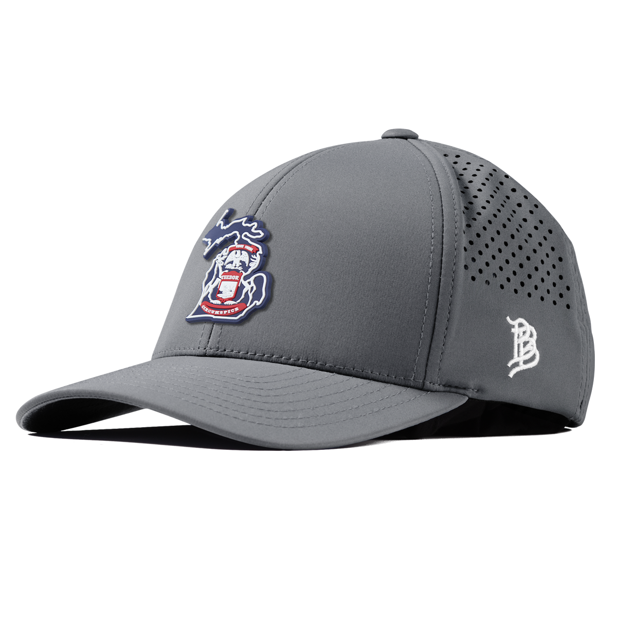 Michigan Patriot Series Curved Performance Gray 