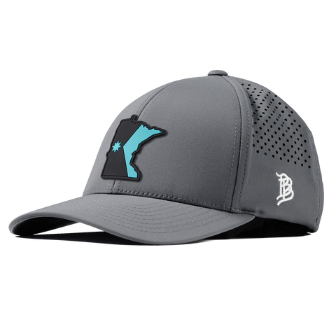 Minnesota Turquoise Curved Performance Gray
