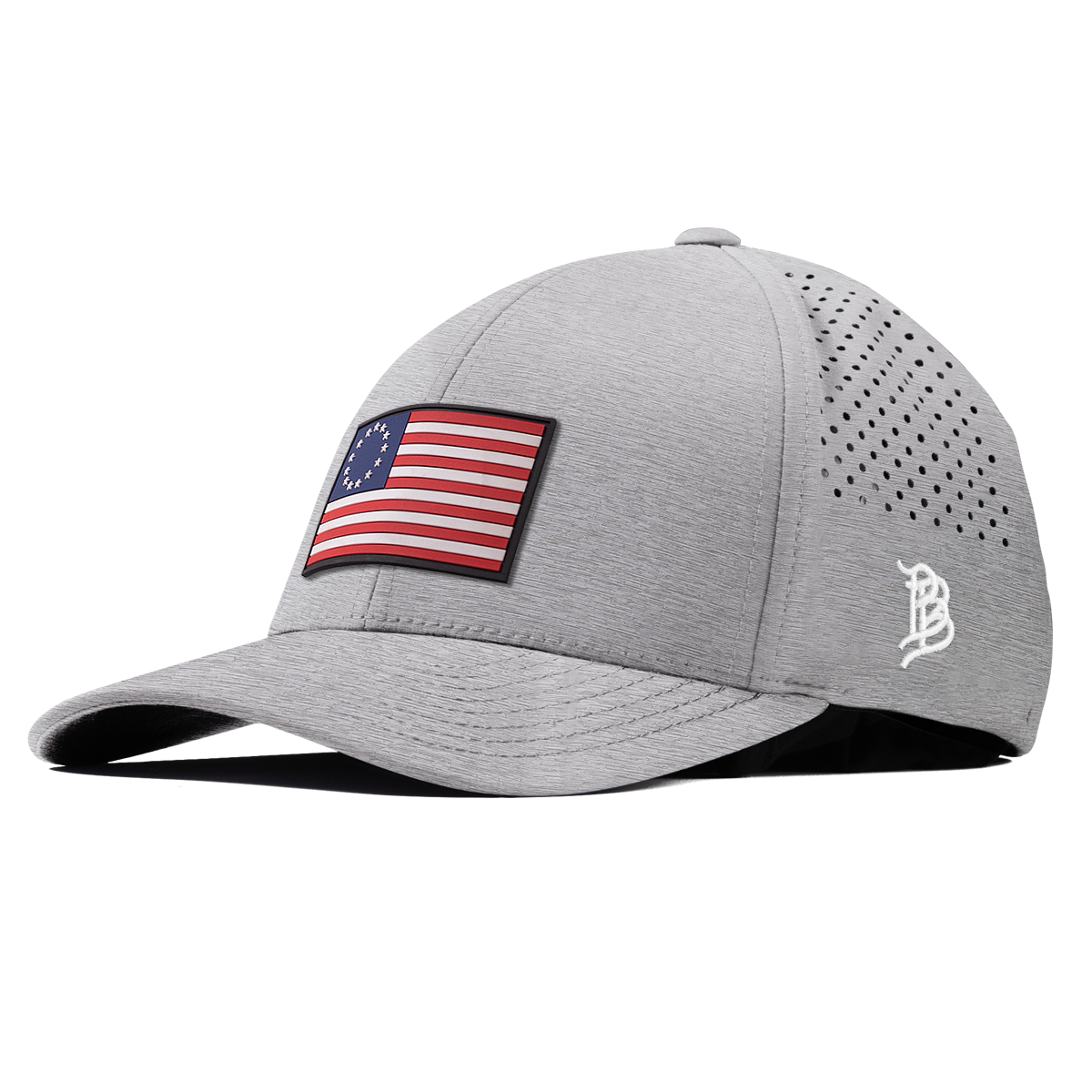 1776 PVC Curved Performance Heather Gray