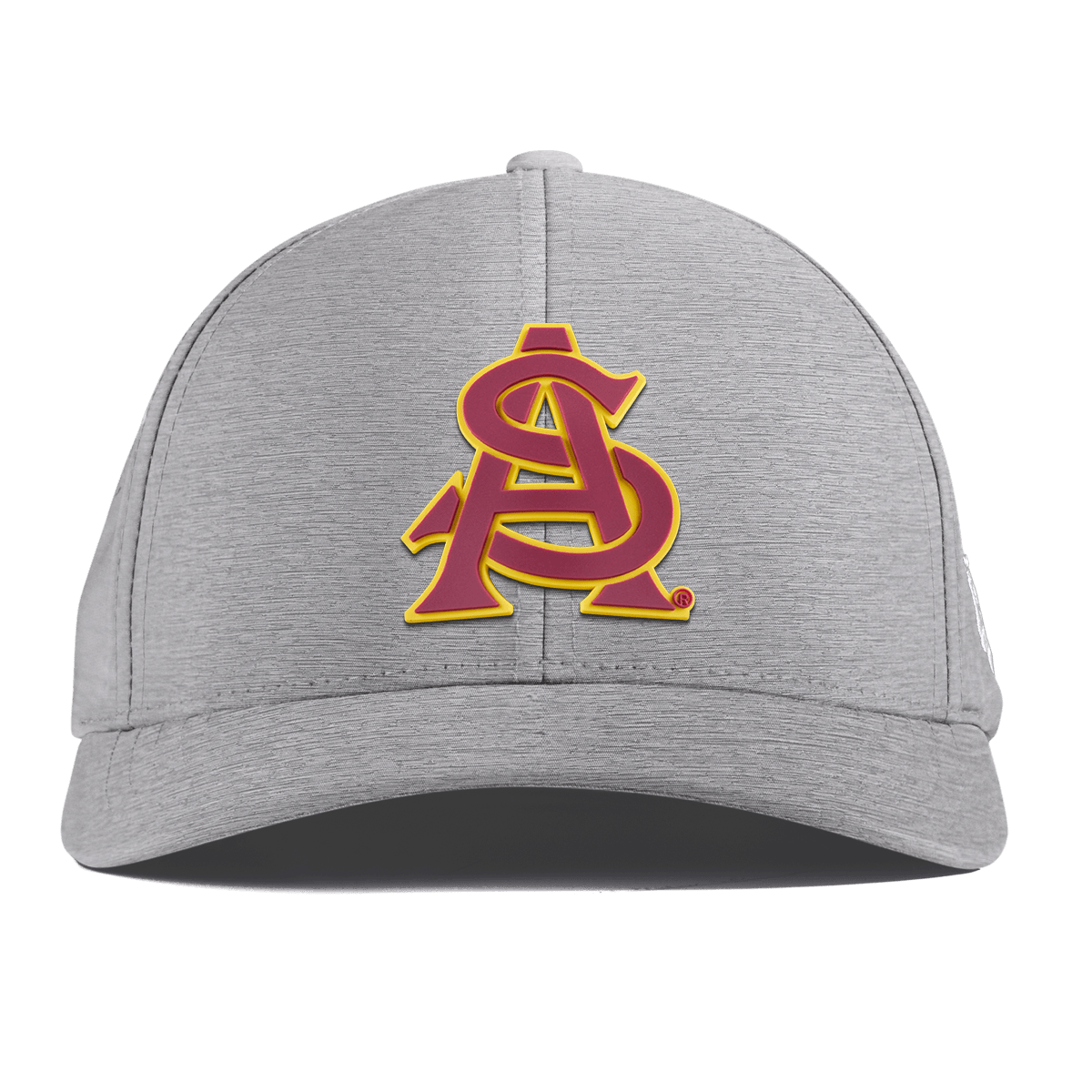 Arizona State University "ASU Baseball and Gold" Curved Performance Heather Gray