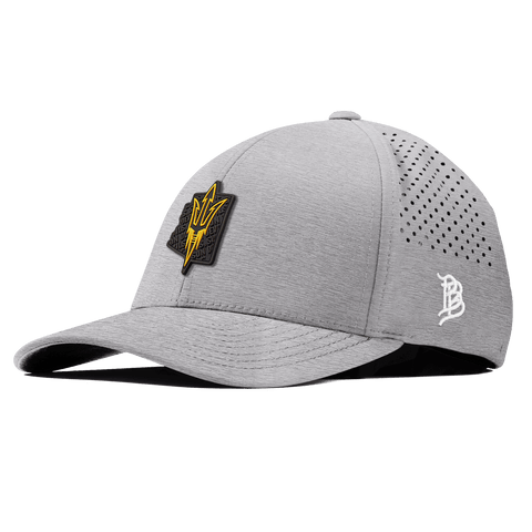 Arizona State University "ASU Pitchfork" Curved Performance Heather Gray 