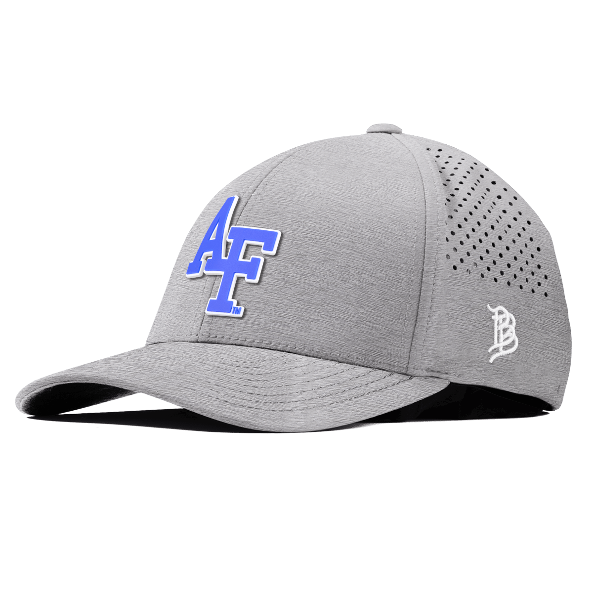 Air Force "Air Force Academy Block" Curved Performance Heather Gray