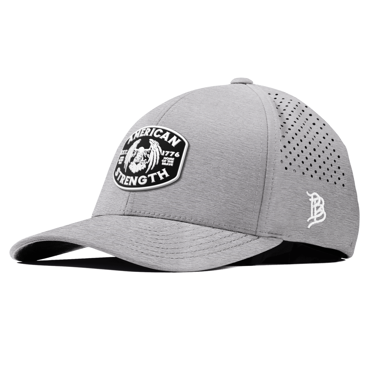 American Strength Curved Performance Heather Gray