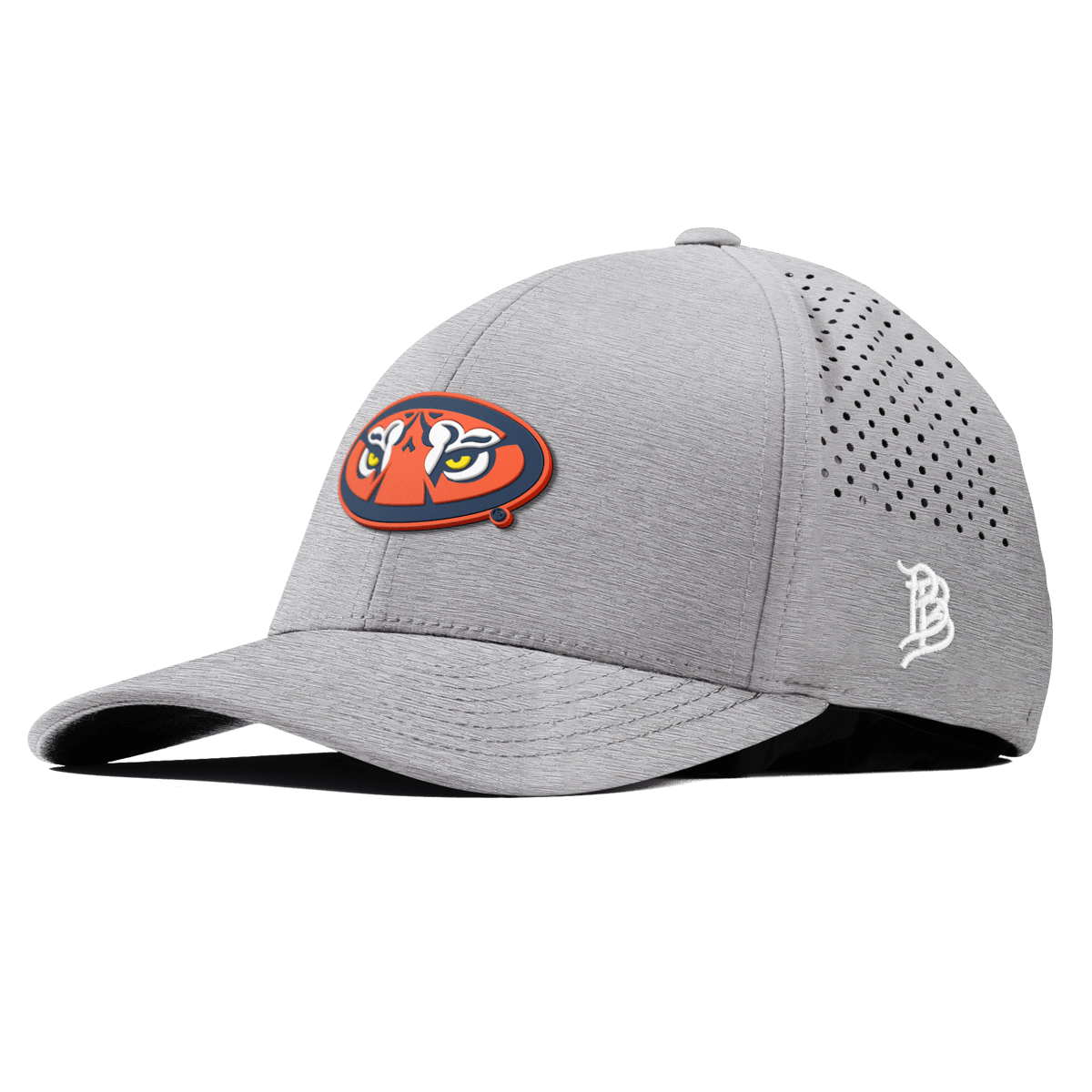 Auburn University "Auburn Tiger Eyes" Curved Performance Heather Gray