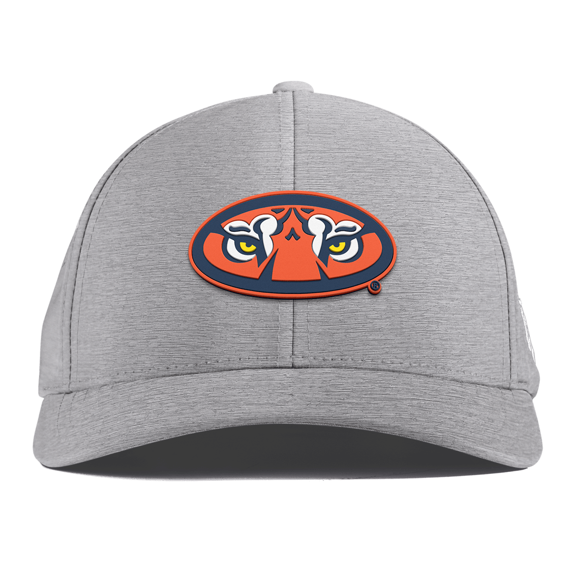 Auburn University "Auburn Tiger Eyes" Curved Performance Heather Gray