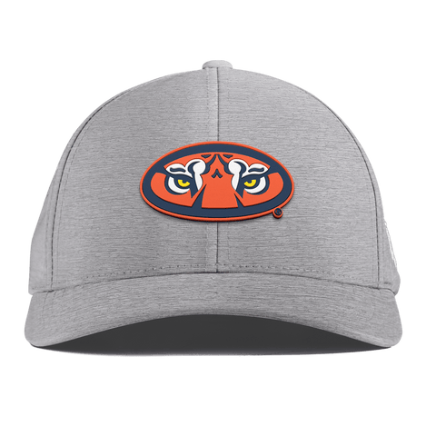 Auburn University "Auburn Tiger Eyes" Curved Performance Heather Gray
