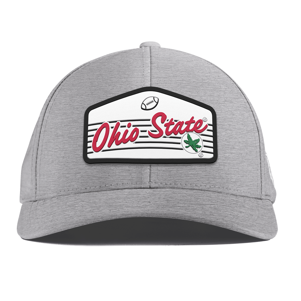 Ohio State University "Buckeyes Football'" Curved Performance Heather Gray