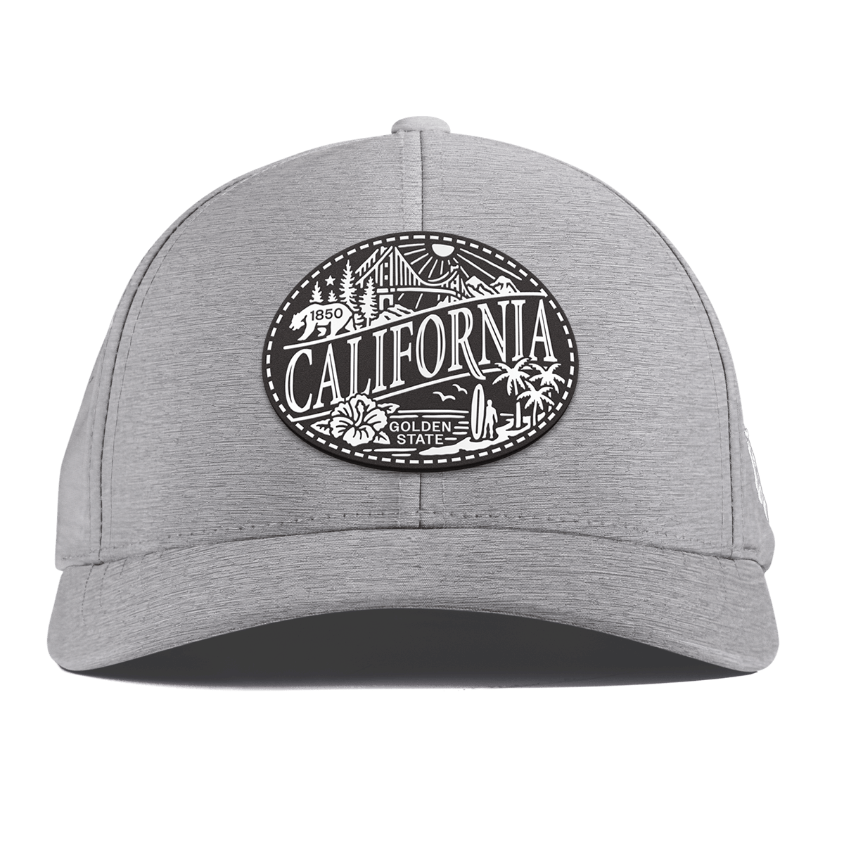 California Traveler Curved Performance Heather Gray