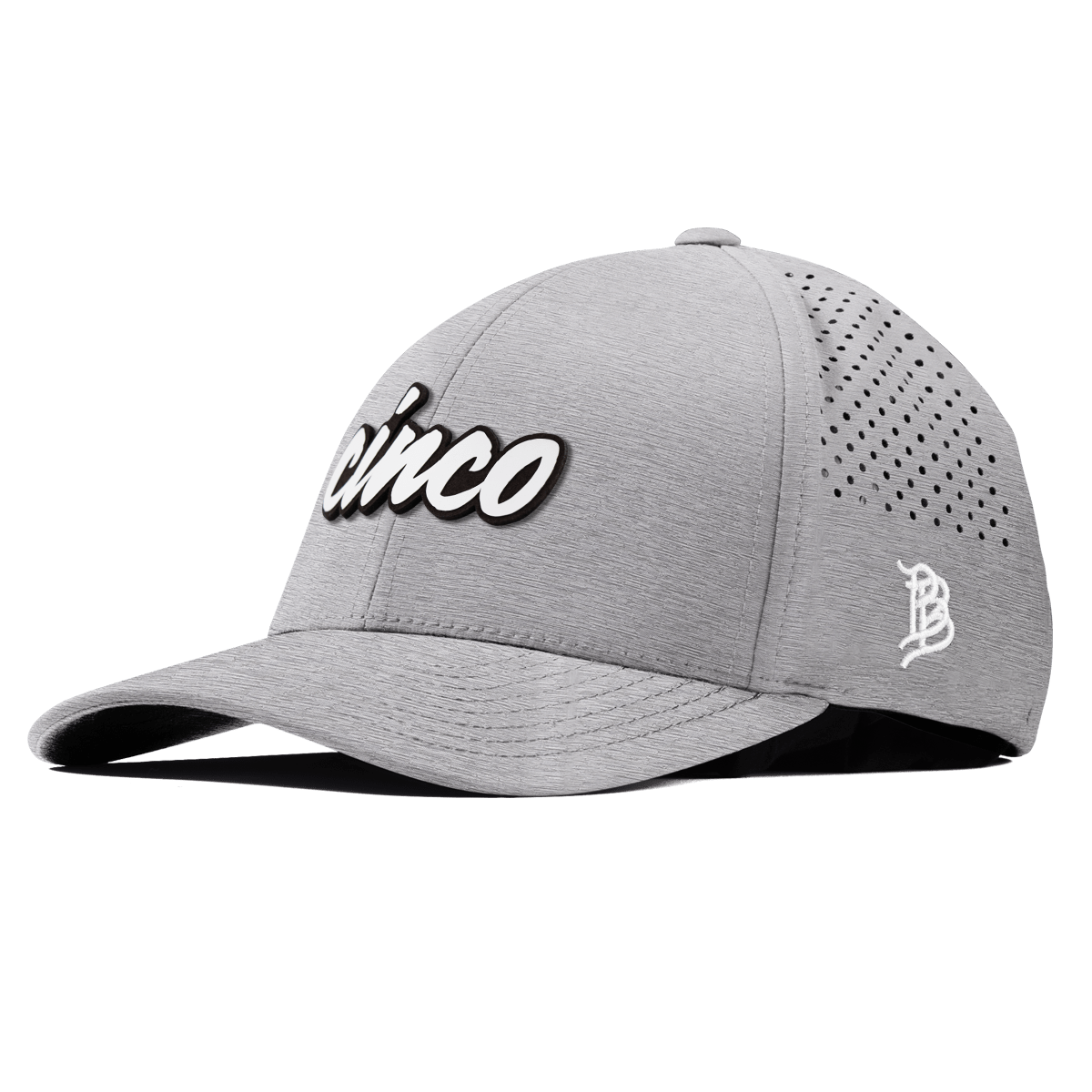 Cinco Script Curved Performance Heather Gray