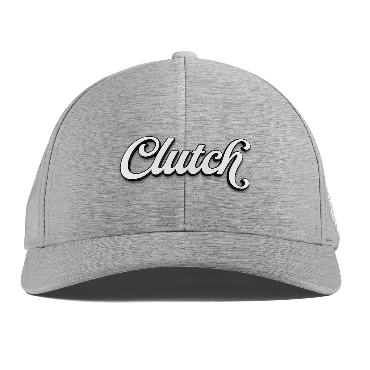 Clutch Script Curved Performance Heather Gray