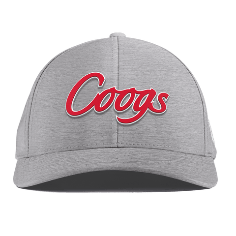 University of Houston "Coogs Script" Curved Performance Heather Gray