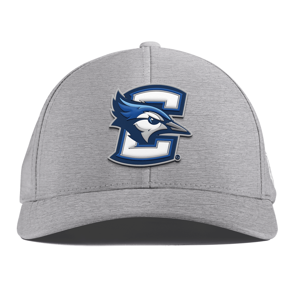Creighton University "Creighton Block" Curved Performance Heather Gray