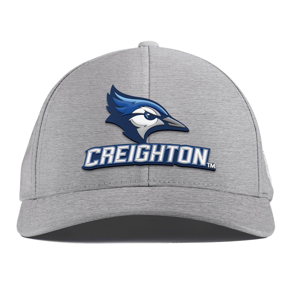 Creighton University "Creighton Team Logo" Curved Performance Heather Gray