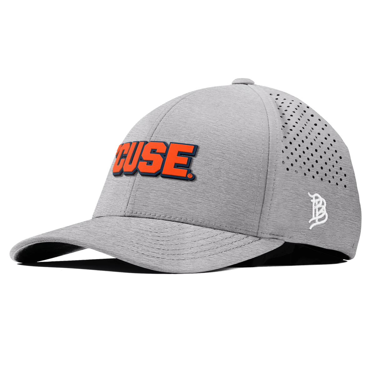 Syracuse University "Cuse Block" Curved Performance Heather Gray