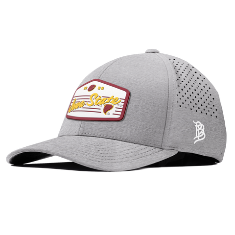 Iowa State University "Cyclones Football" Curved Performance Heather Gray